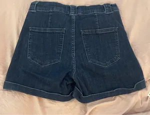 Studio Blue Zeph High Rise Forward Seam Self Cuff Denim Shorts thumbnail 2