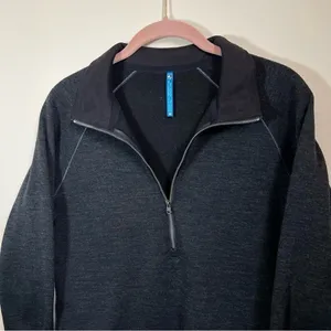 Kuhl Women’s‎ Dark Gray Wool Blend Quarter Zip Medium thumbnail 2