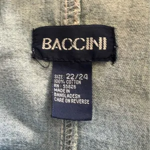 Baccini Denim Jacket in Washed Blue thumbnail 5