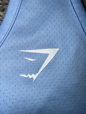 Gymshark Training Tank Top in Worn Blue thumbnail 2