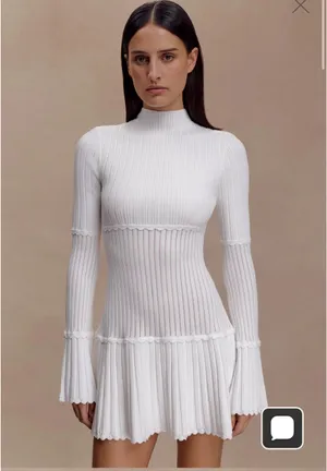 Meshki Mini Dress White thumbnail 1