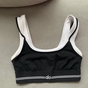 Alo Yoga Airbrush Better Together Bra Black/White S thumbnail 2