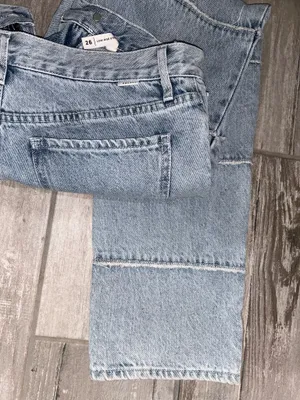 Pacsun low rise straight jeans, light wash size 26 thumbnail 4