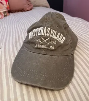 Hatteras island nc baseball hat Green thumbnail 1