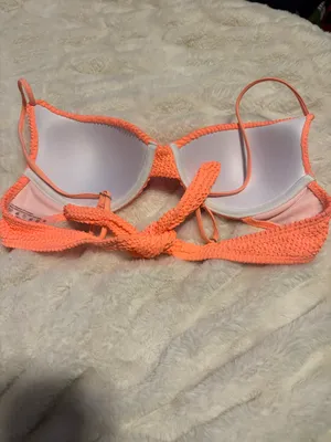 Coral Two Piece Bikini Pink Size M thumbnail 4