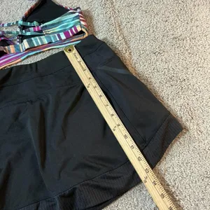 Athleta Womens‎ M Black Skort and Bikini Top 2 Piece Set thumbnail 4