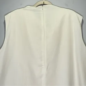 NWT TEREA 4X Women's Sienna Cowl Neck Draped Top in Gardenia Off White Color‎ thumbnail 6
