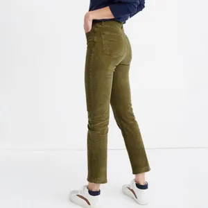 Madewell Classic Straight Jean Jeans Corduroy Green Corduroy Edition Size 28 thumbnail 2