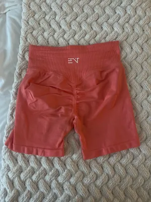 Elite-n-titled Coral Workout Shorts thumbnail 4