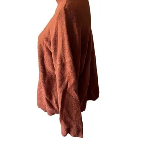 Michael Kors Women Turtleneck Sweater Rust Orange Merino Alpaca XL thumbnail 3