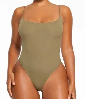 Tan skims bodysuit thumbnail 1