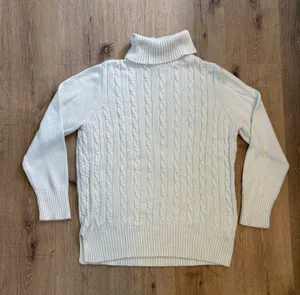Women’s Cable Knit Turtleneck Sweater thumbnail 1