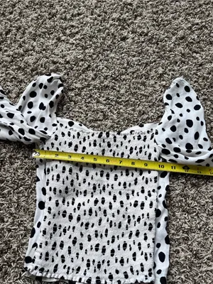 Reformation Polka Dot Long Sleeve Top thumbnail 15
