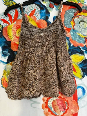 urban cheeta print tank top thumbnail 2