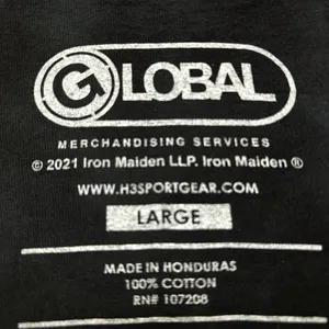 Iron Maiden Killer World Tour 81 Oversized Heavy Metal Tie Dye thumbnail 4