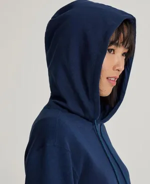 ALLBIRDS Women's The R&R Hoodie Organic Pima Cotton in True Navy Blue Size S NWT thumbnail 3