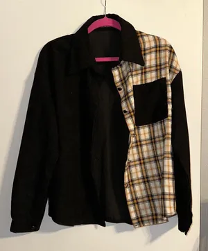 SheIn corduroy lightweight shacket thumbnail 1