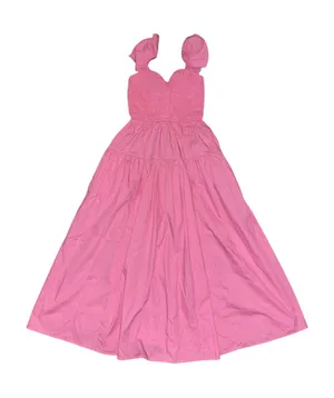 Abercrombie and fitch pink midi dress thumbnail 1