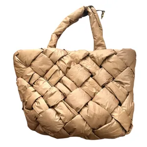 SAM EDELMAN‎ Jianna Woven Tote Bag Brown thumbnail 3