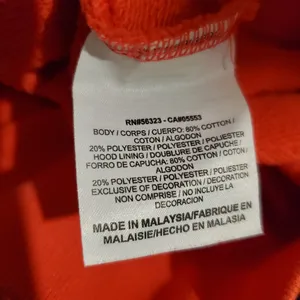 Nike Coral Polka Dot Long Sleeve Hoodie Medium thumbnail 10
