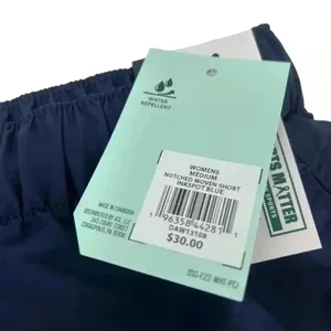 Dsg Notched Woven Shorts Womens Size M Inkspot Blue Athleisure Drawstring Waist thumbnail 2