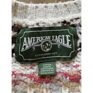 American Eagle Women Size Small‎ Cardigan Sweater Button Down Knit Crop Y2K City thumbnail 3