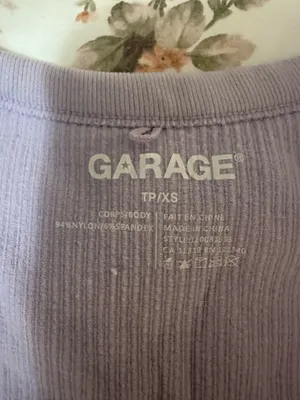 Purple Garage crop top thumbnail 2