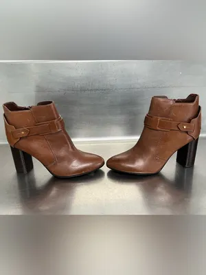 Tory Burch Almond Brown Colton 85mm Galleon Leather Bootie - Size 8 - NWT. thumbnail 5