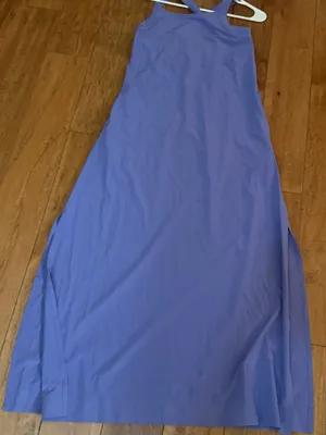 Athleta Sleeveless Maxi Dress in Lavender Blue thumbnail 1