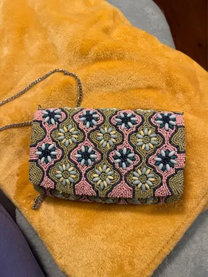 Colorful Beaded Crossbody Purse thumbnail 2