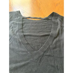Lululemon Black V Neck Open Back Long Sleeve Sweater Top Women's Size Medium‎ thumbnail 8