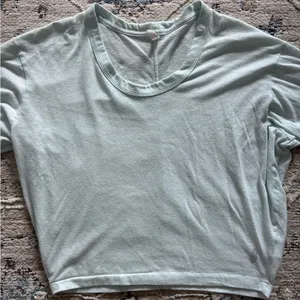 Free People Movement Top‎ Womens XS Melrose Star Light Green Beachy Gym Workout thumbnail 2