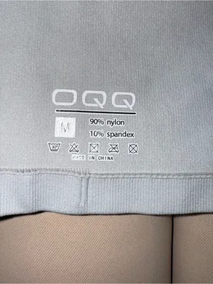 oqq long sleeve top Silver Size M thumbnail 3