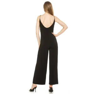 Alexia‎ Admor Eline Wide Leg Jumpsuit Women's S Black Evening Minimalist Formal thumbnail 3