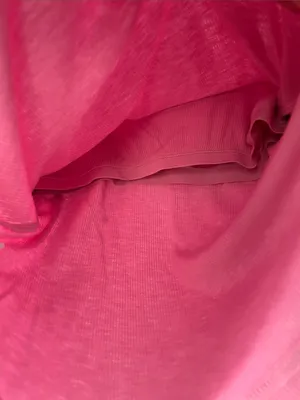 Women's pink Ribbed Tank Top thumbnail 4