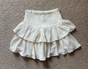 Ruffle skirt White Size XS thumbnail 1