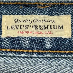 Levi's Premium 501 Jeans 28 Distressed Ripped Thrashed Grunge Straight Leg Denim thumbnail 4