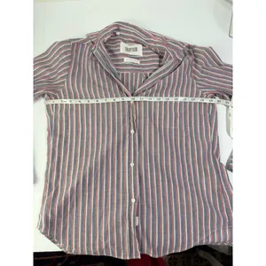 Grayson The Hero Striped Button Down Shirt Cotton Blue Red Size 01 Small thumbnail 10