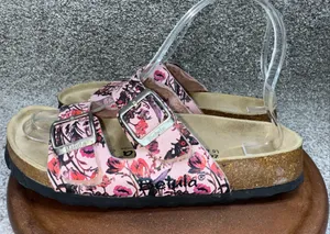 Birkenstock Betula Floral Sandals Sz 37 W6 thumbnail 1