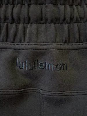 Lululemon High Rise Lounge Sweat Shorts Dark Blue Size 12 4" Inseam thumbnail 6