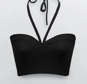 ZARA Black Sweetheart Top thumbnail 1