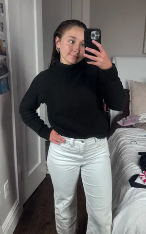 Abercrombie Black Turtleneck Sweater thumbnail 1