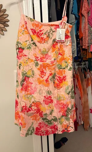 Floral Cocktail Dress David’s Bridal thumbnail 1