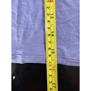 Lululemon Shoulder‎ Cut-Out Yoga T-Shirt Size 6 Dark Lavendar thumbnail 7