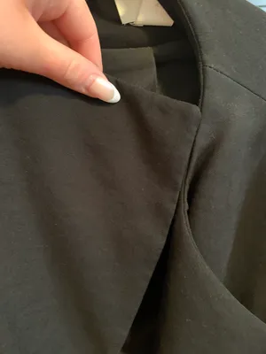 H&M Black Trench Coat thumbnail 6