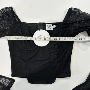 PRINCESS POLLY Purnell Lace Top Black - Size 4 - NEW With Tags - In Bags.‎ thumbnail 9