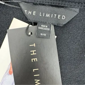 The Limited Signature Drawstring Waist Midi Sundress‎ Black Medium Knit thumbnail 10