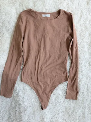 Babaton Contour Crew Neck Long Sleeve Bodysuit thumbnail 1