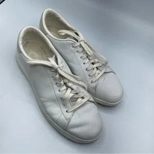 Cole Haan Grandpro White Leather Lace Up Sneakers Womens 9 Flats Shoes Classic thumbnail 5