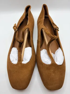 Madewell Mylie T Strap Suede Mary Jane Ballet Flats Coquette Preppy Women 7 thumbnail 7